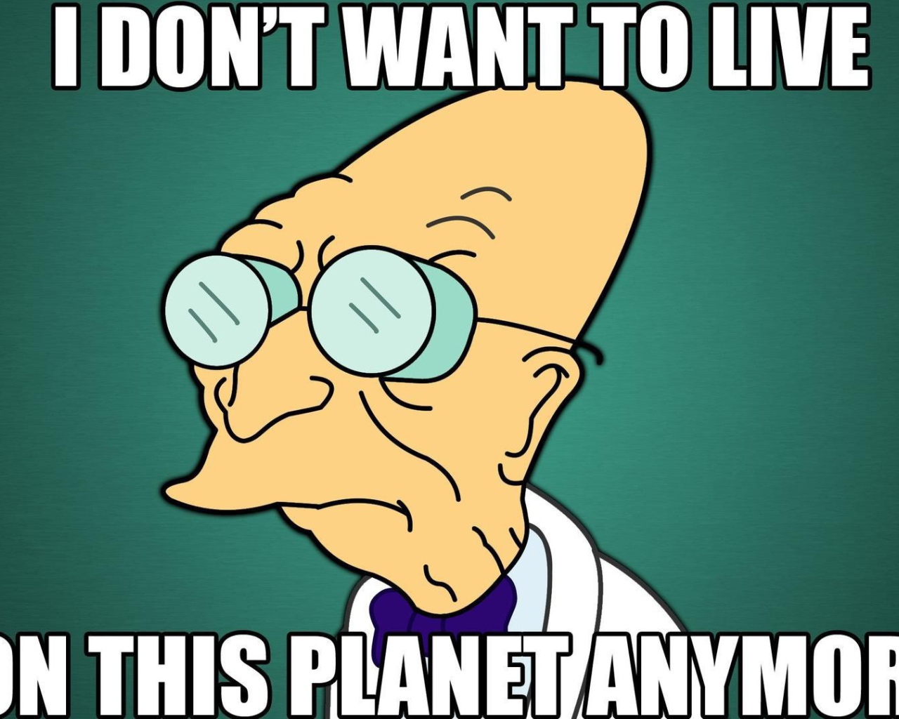 Я больше не хочу жить на этой планете, Футурама