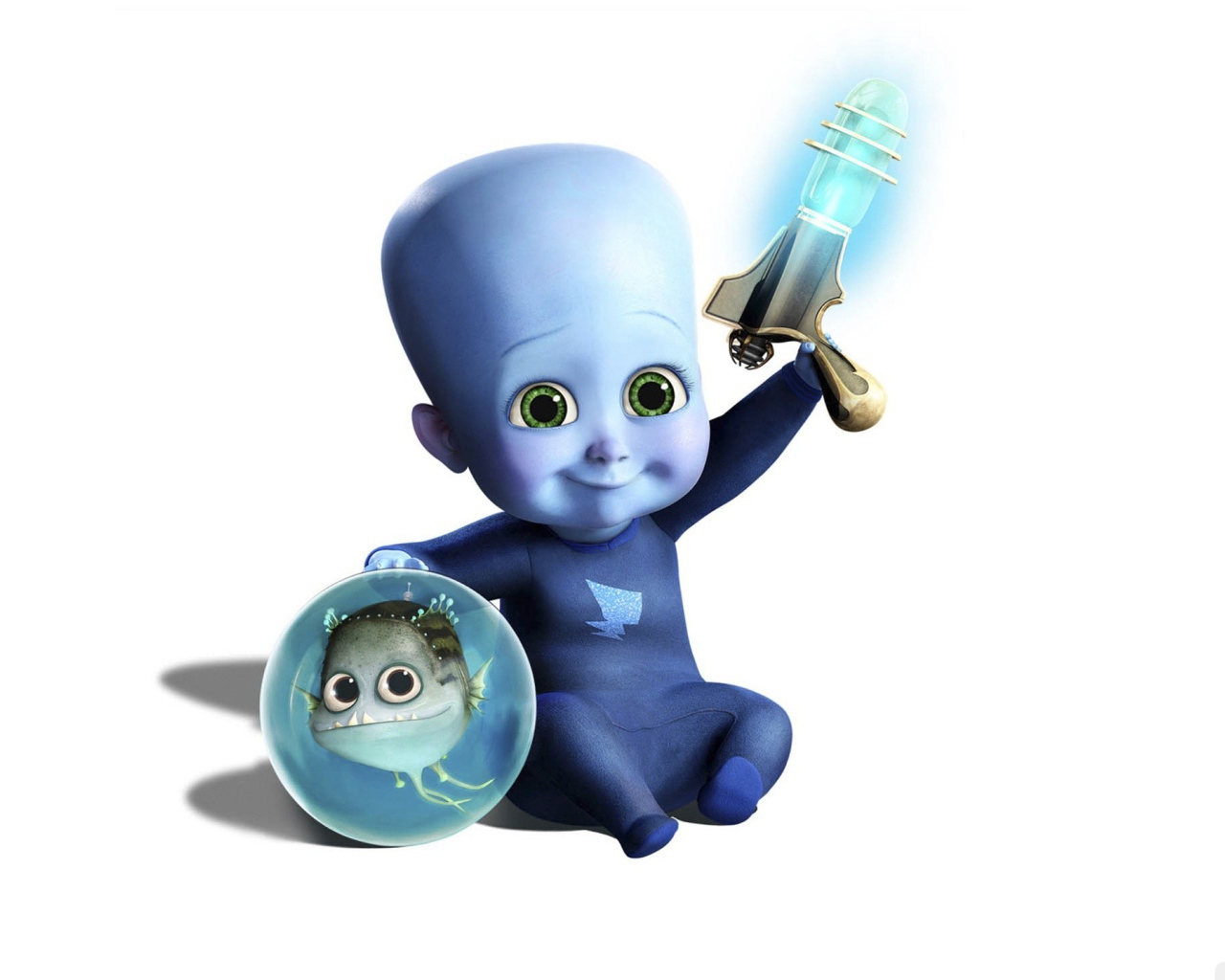 Малыш из мультфильма Мегамозг