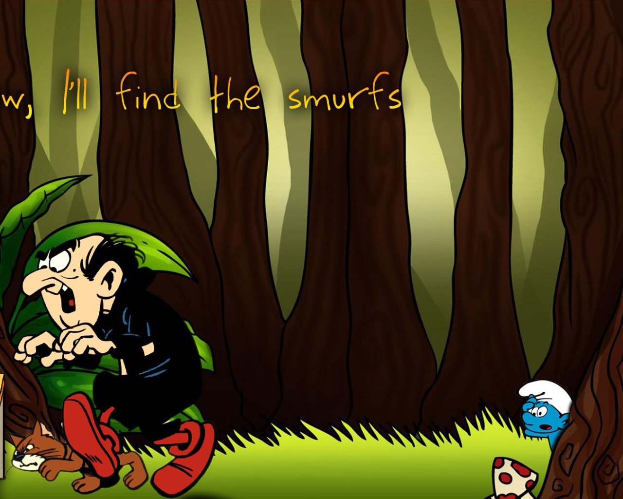 Сейчас мы найдем Смурфиков
