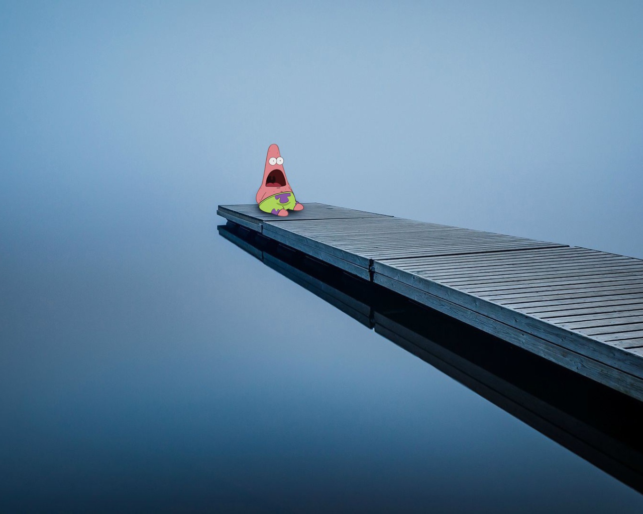 Патрик на причале, Спанч Боб