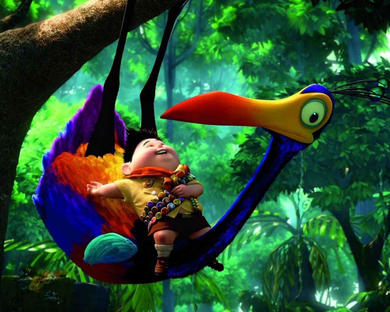 Скаут на птице, мультфильм