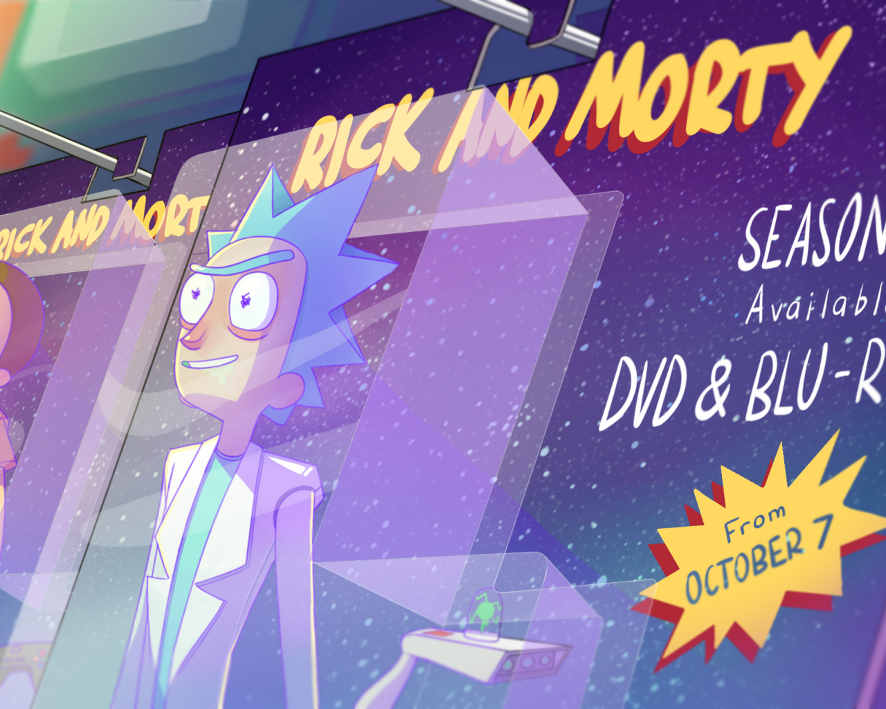 Кадр из мультфильма Рик и Морти