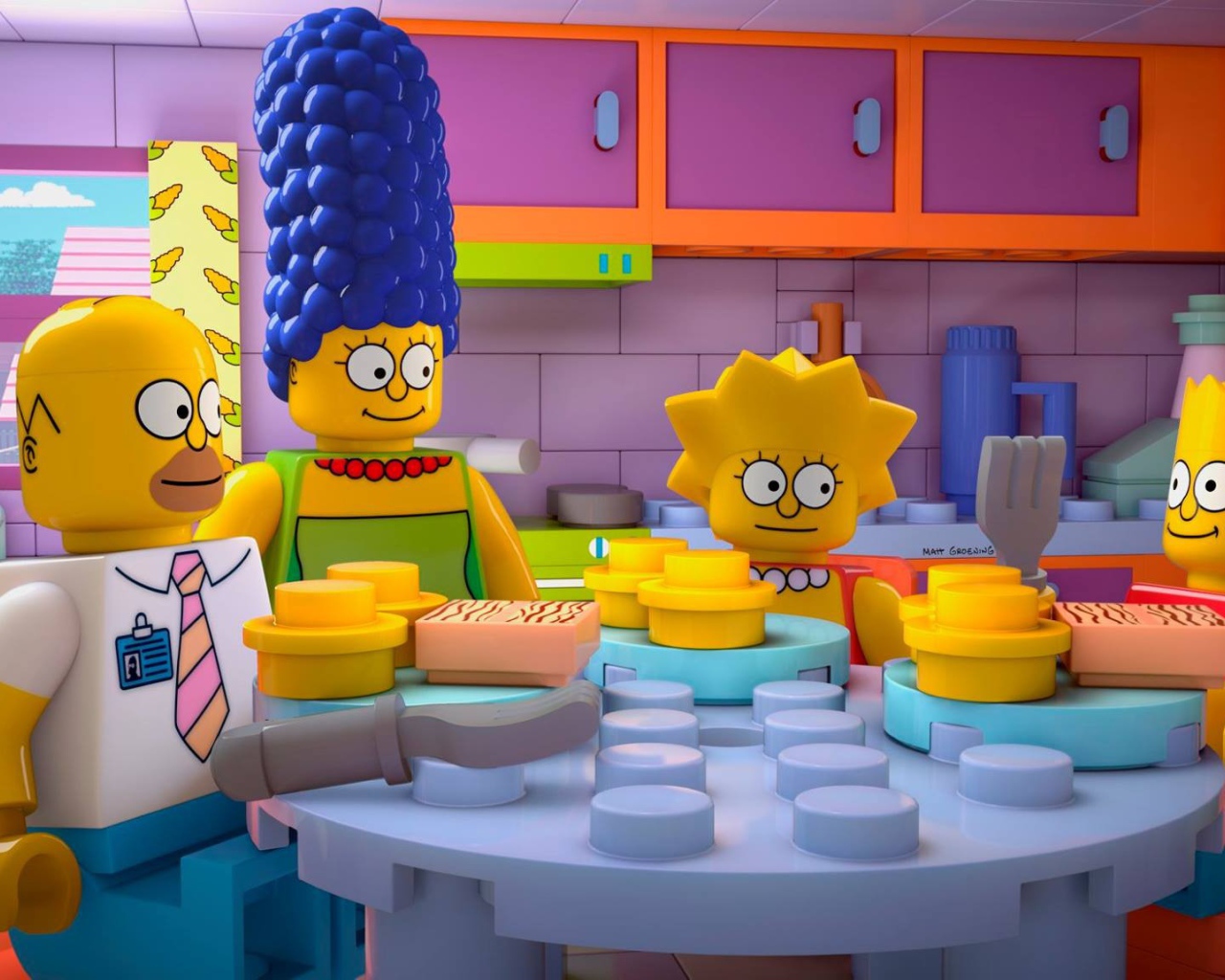 The Simpsons LEGO style