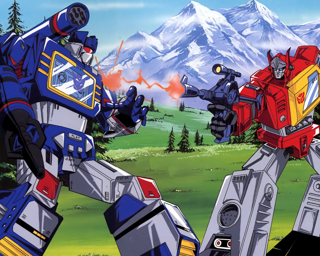 Герои мультфильма Transformers G1