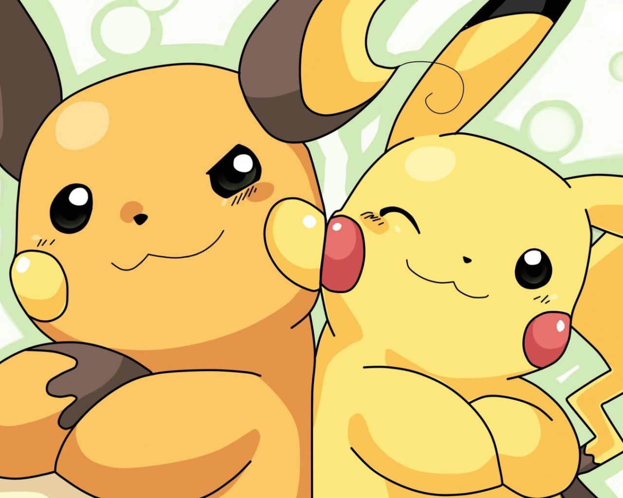 Два покемона Пикачу