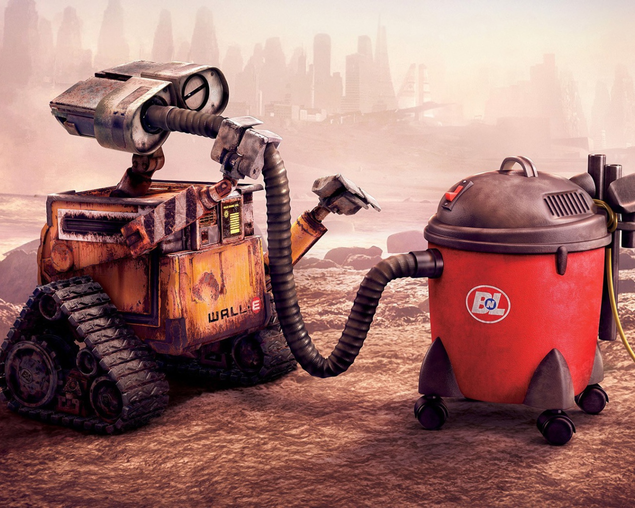 WALL·E и пылесос