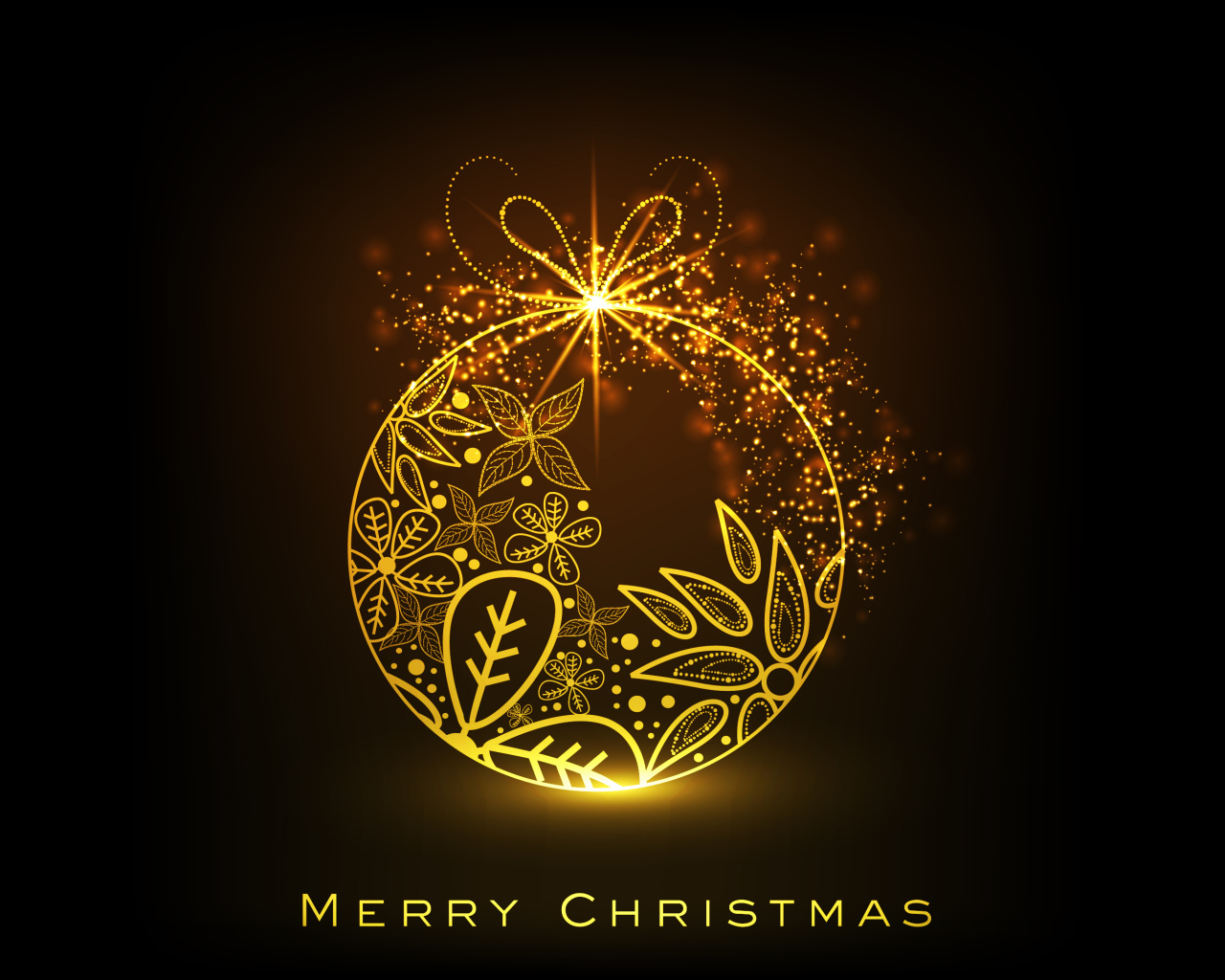 Игрушка и поздравление с Рождеством