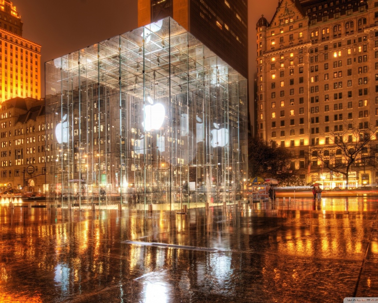 Магазин Эппл в Нью-Йорке
