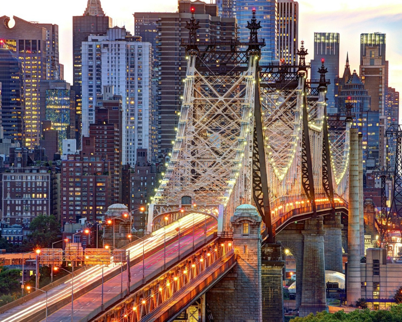 Мост в большом Нью-Йорке