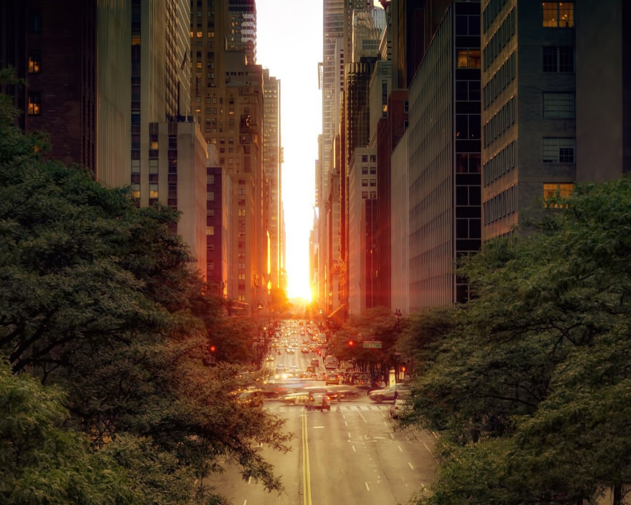 Деловой центр США город Нью-Йорк