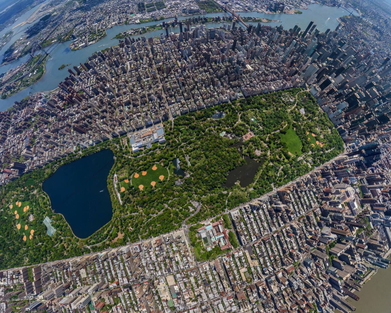 Центральный парк города Нью-Йорк, США