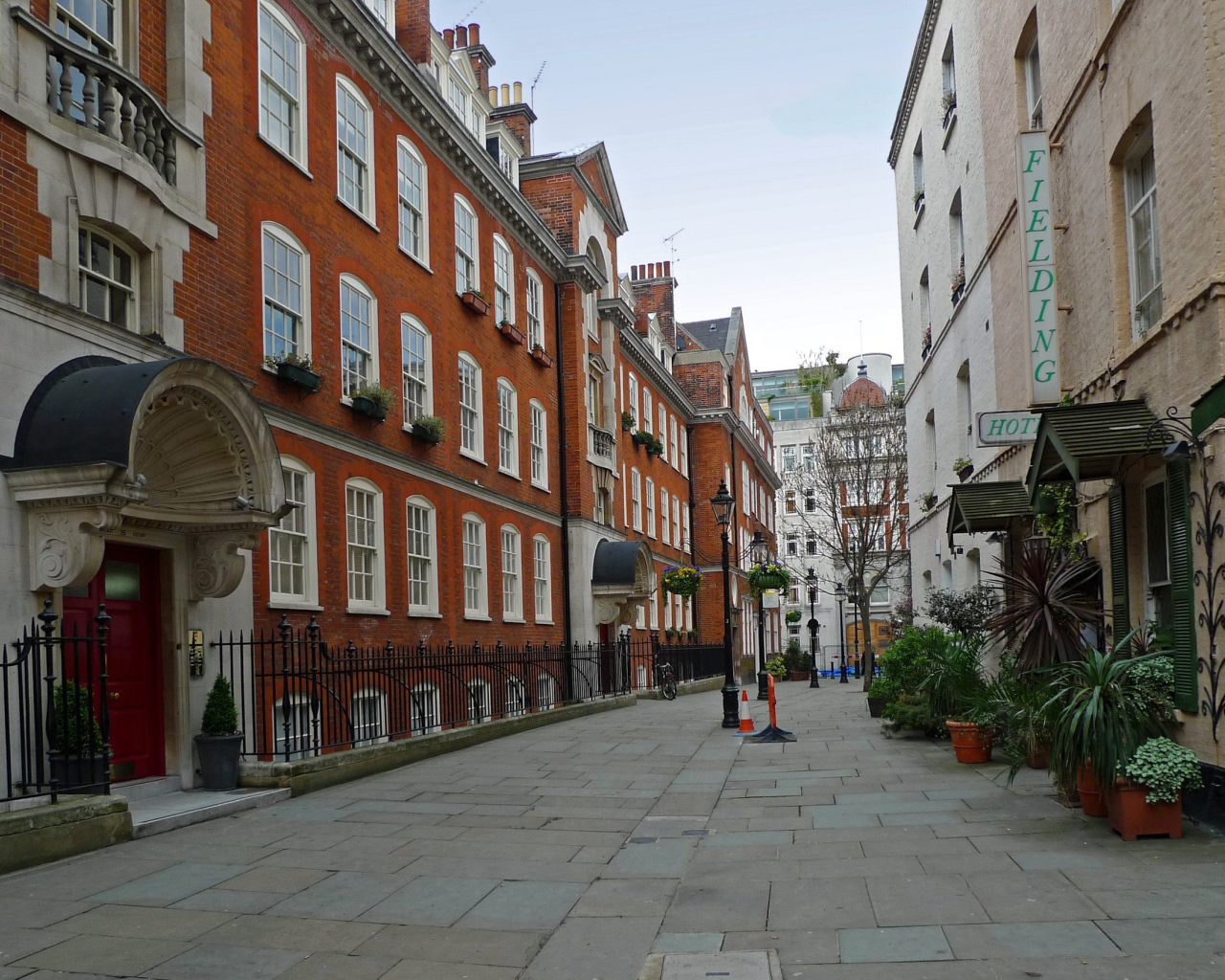 Уютная улочка в Европейском городе