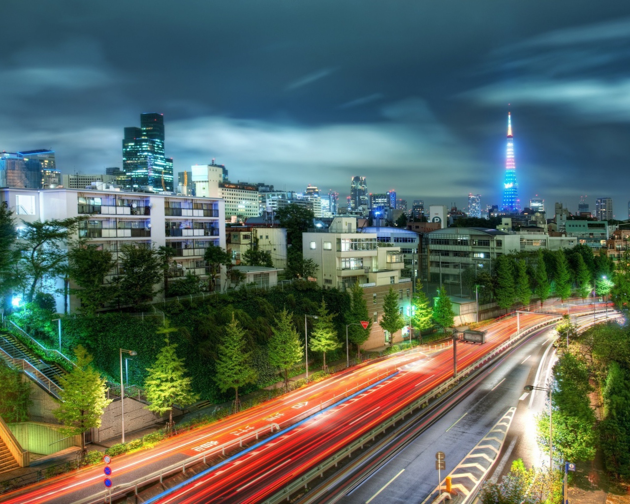 Вечерний пригород Токио