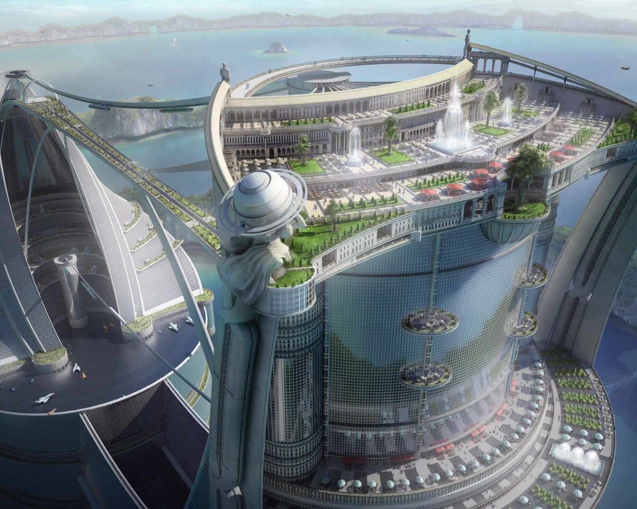 Фантастический эко город