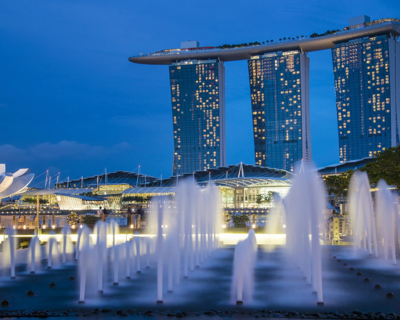 Фонтаны в Сингапуре