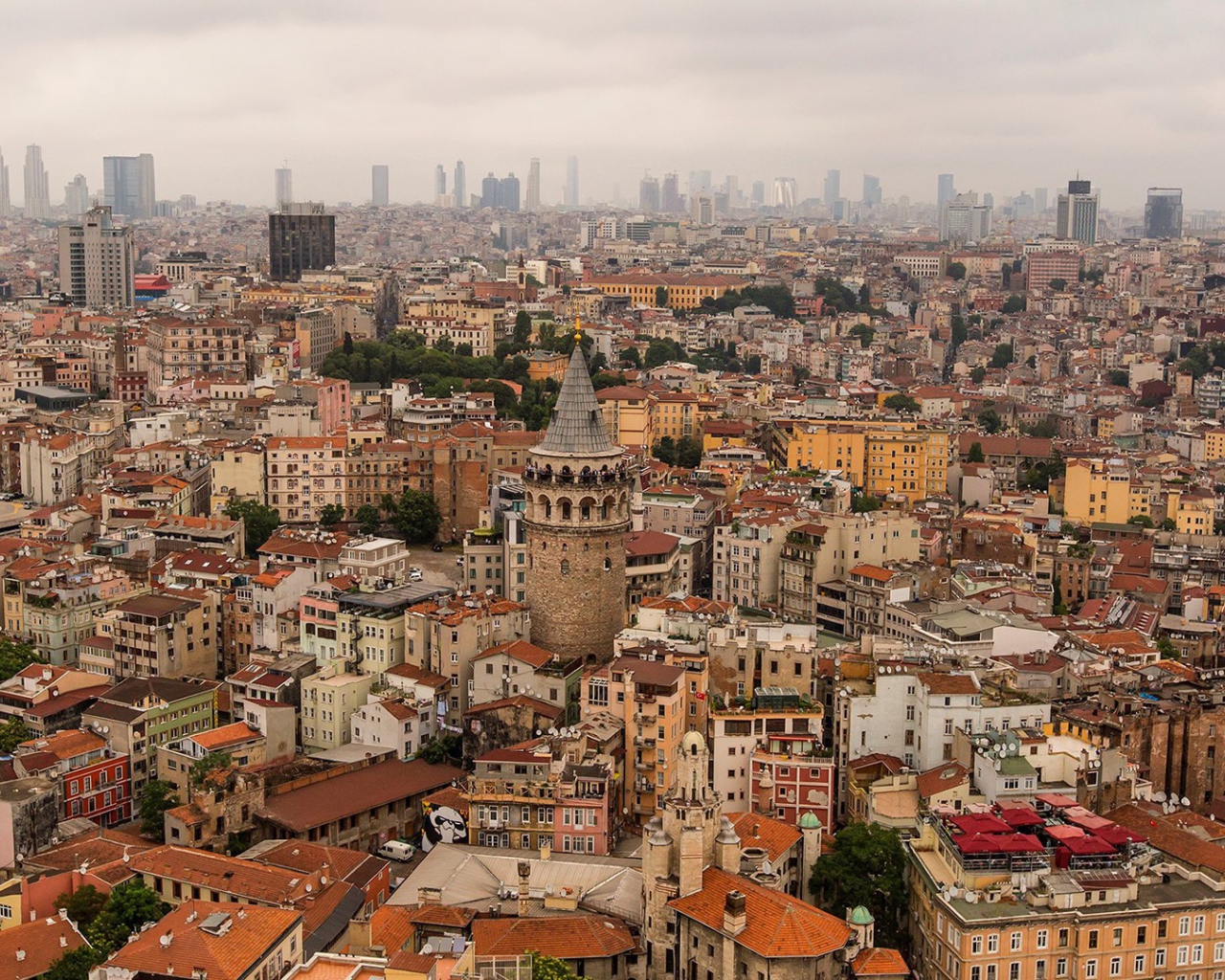 Галатская башня в Стамбуле, Турция