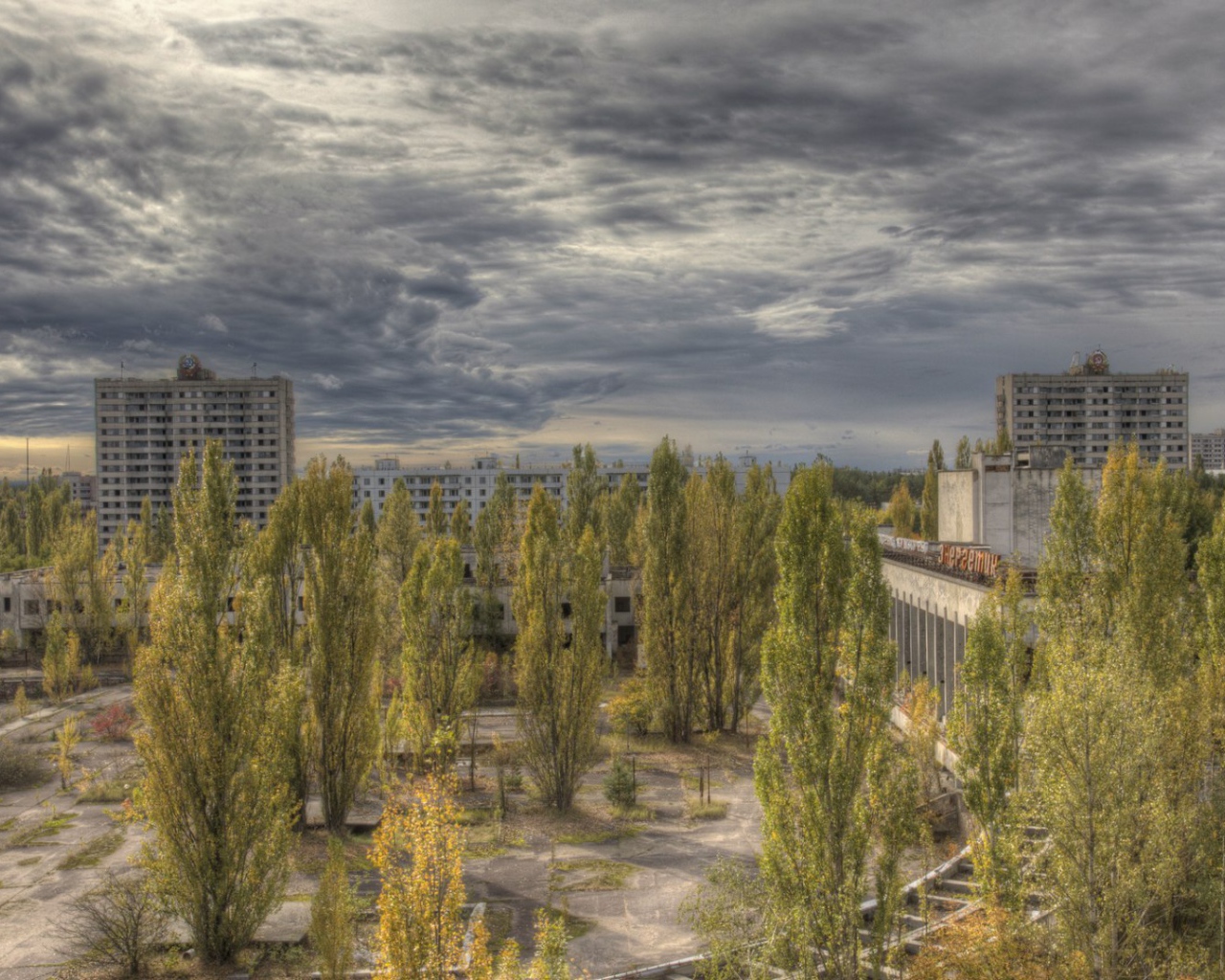 Заброшенный город Припять в Украине