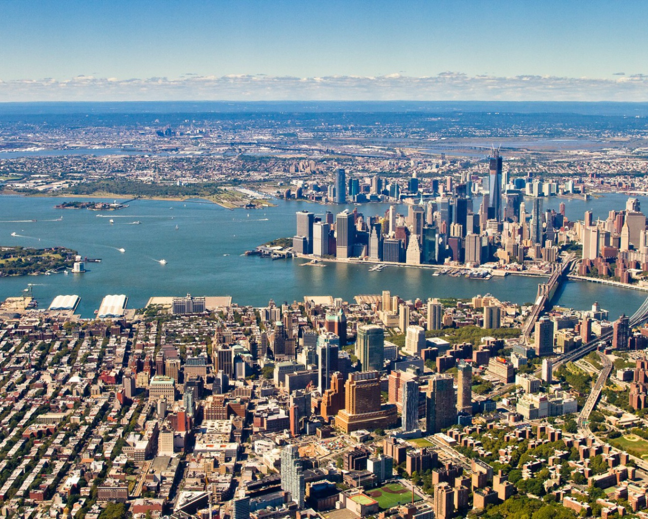 Большая панорама Нью-Йорка