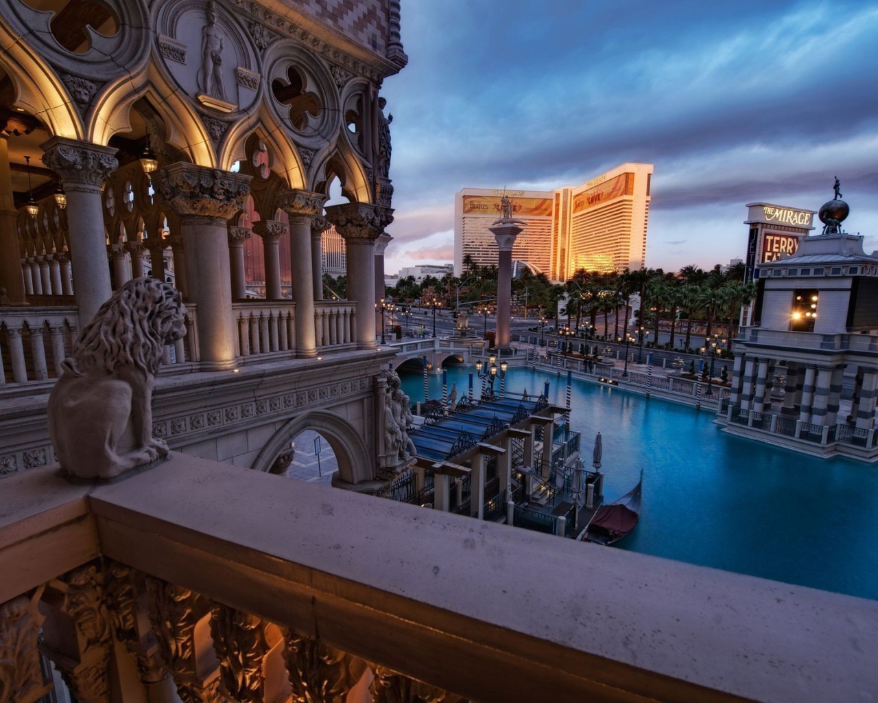 Маленькая Венеция в Лас-Вегасе