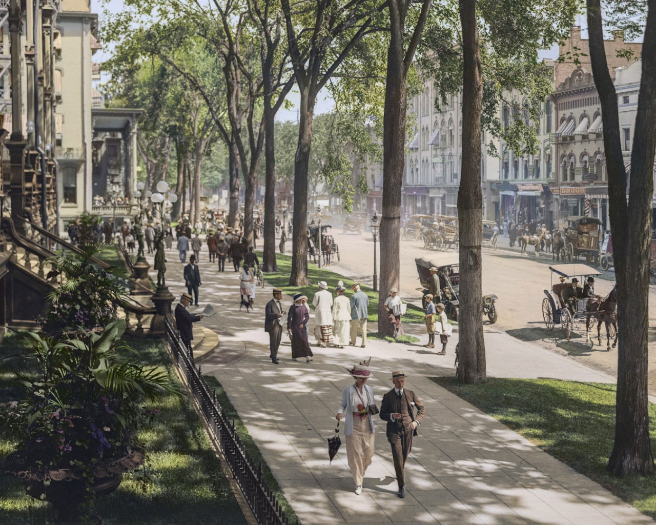 Нью-Йорк в 1915 году