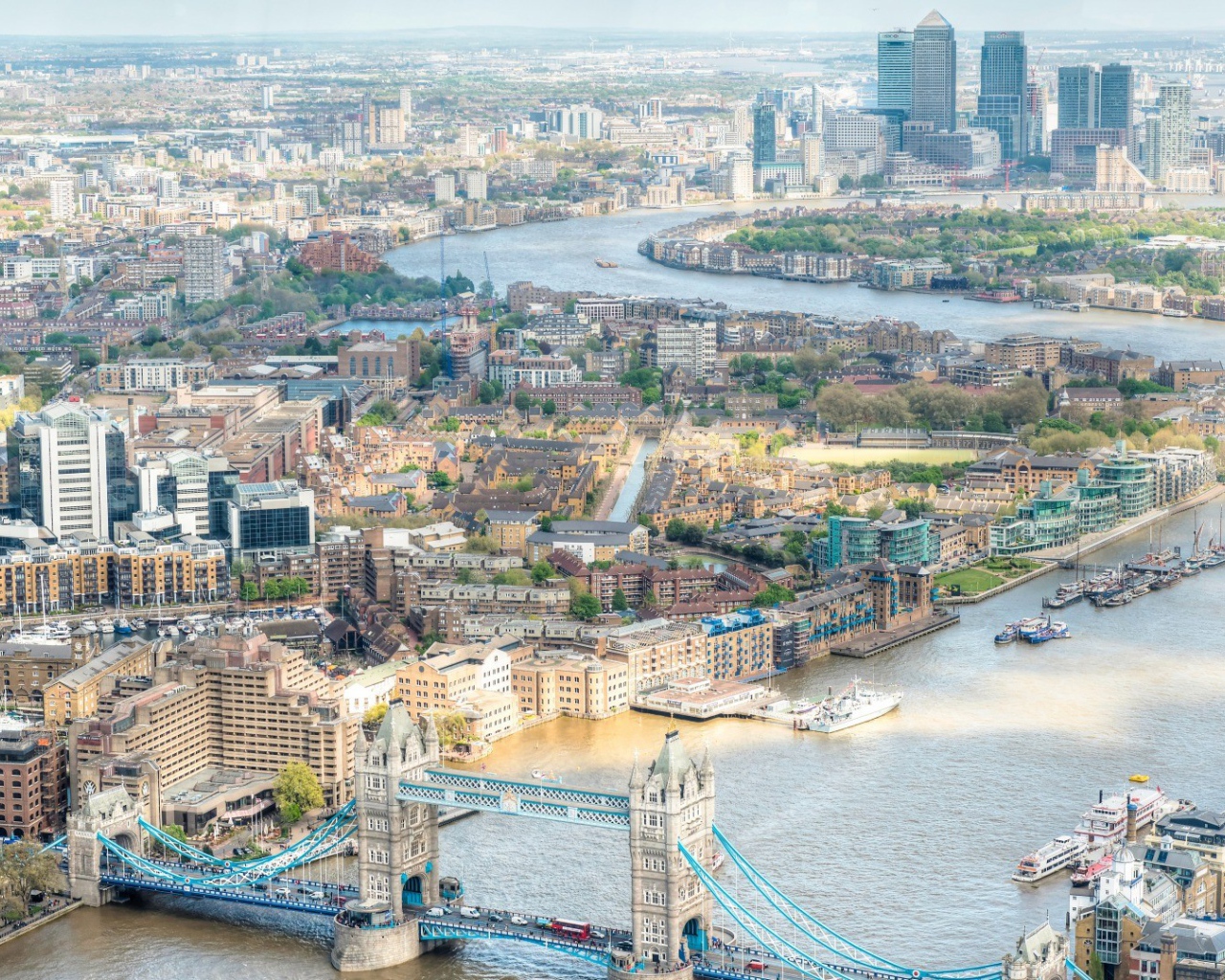 Панорама центральной части Лондона
