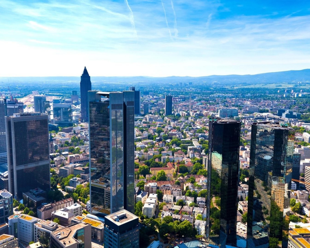 Панорама города Франкфурт