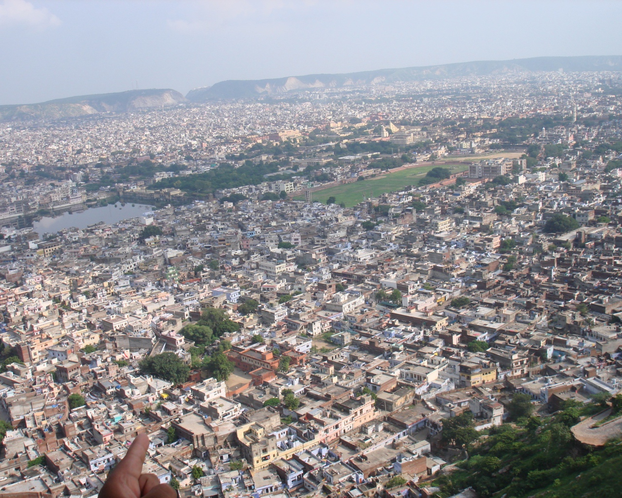 Панорама города в Индии