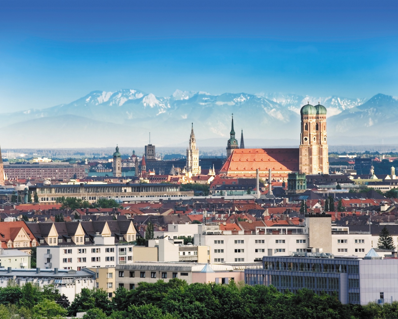 Панорама города Мюнхен