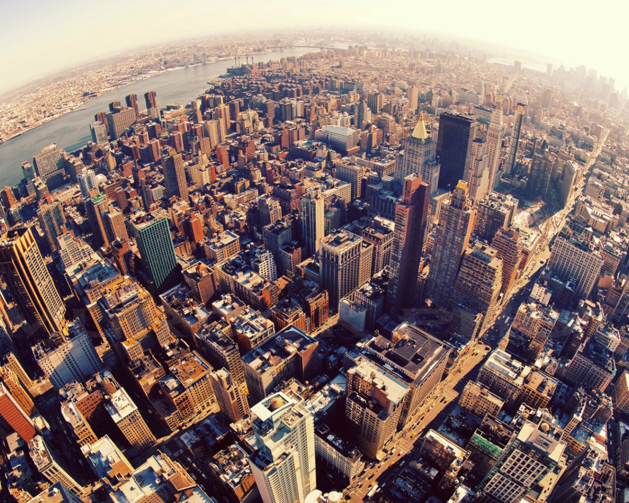 Панорама города Нью-Йорк