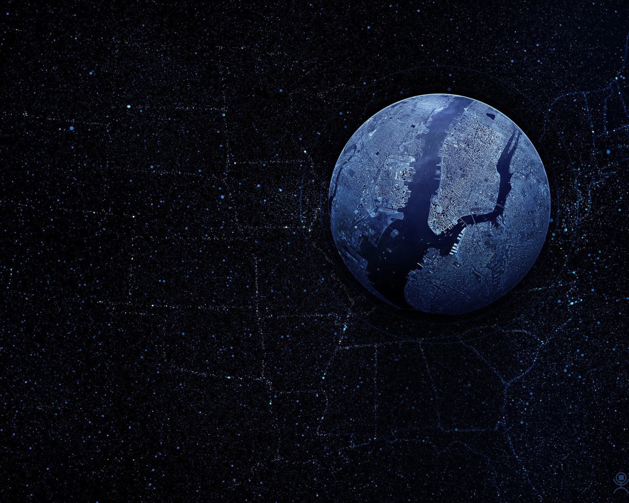 Планета Нью-Йорк на карте США