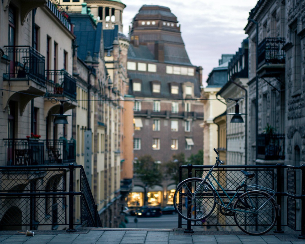 Улица в городе Стокгольм, Швеция