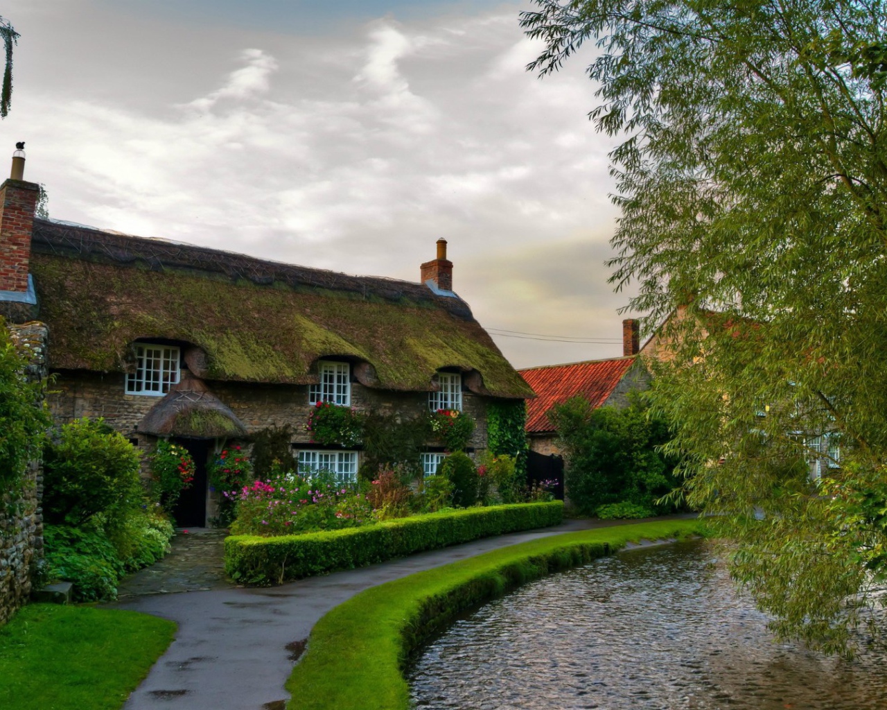 Улица в английском городке Торнтон-ле-Дейл