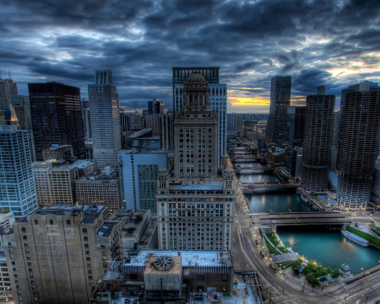 Летний вечер в Чикаго