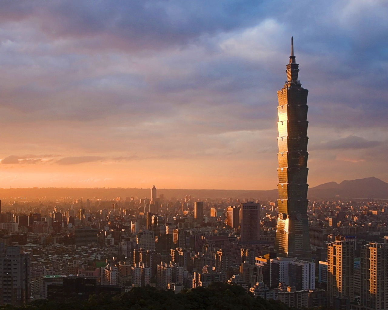 Небоскреб Тайпей 101 на Тайване
