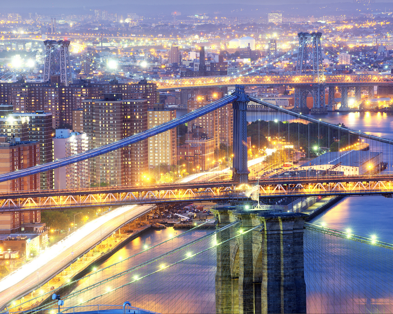 Бруклинский мост в Нью йорке