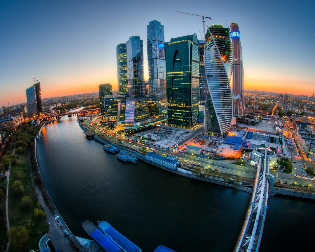 Комплекс зданий Москва-сити