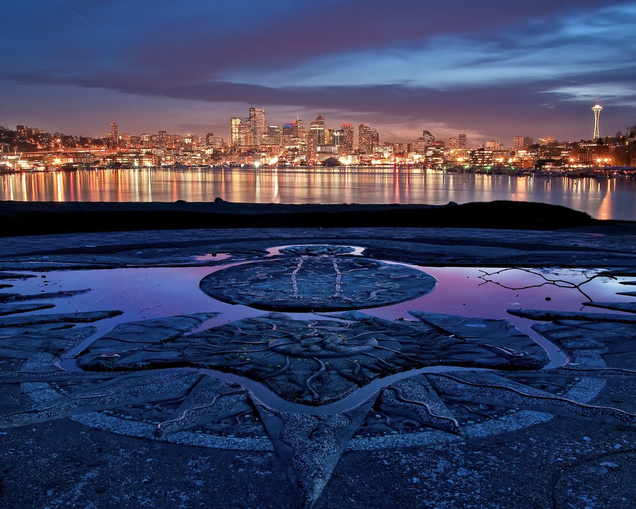 Фигура на набережной Сиэтла