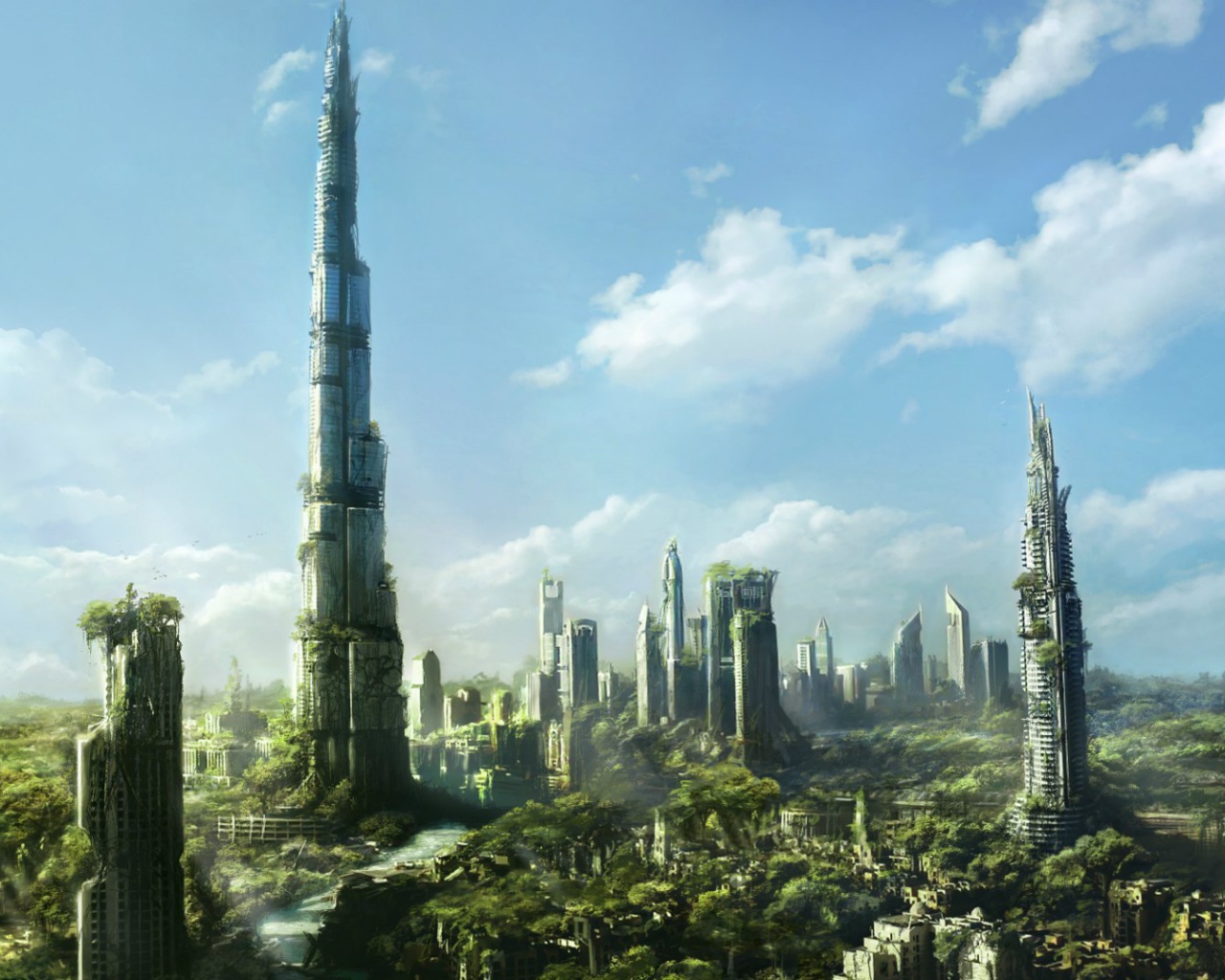 Руины города Дубай