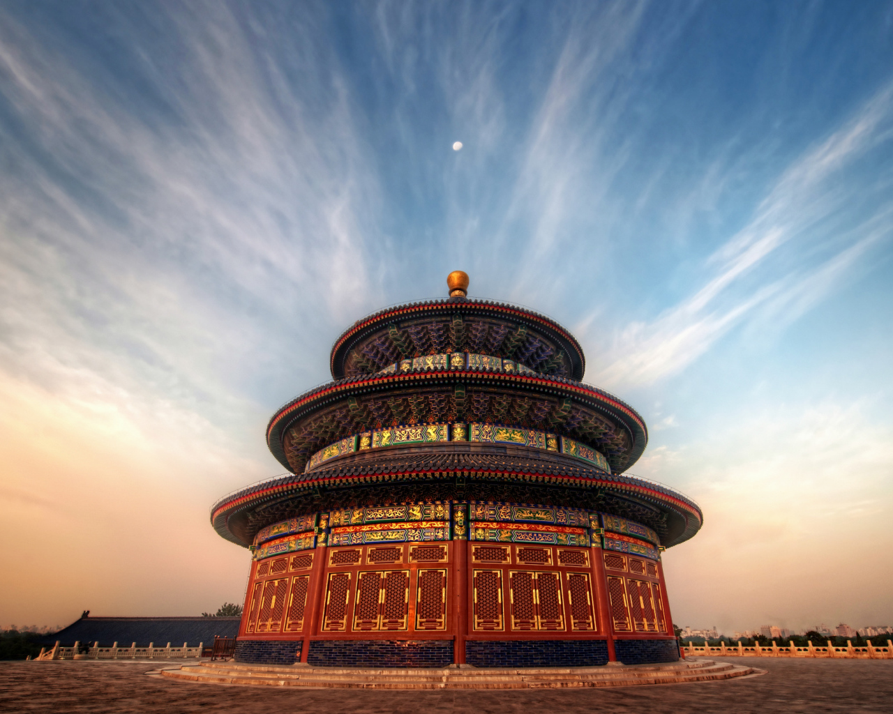The temple of heaven in China