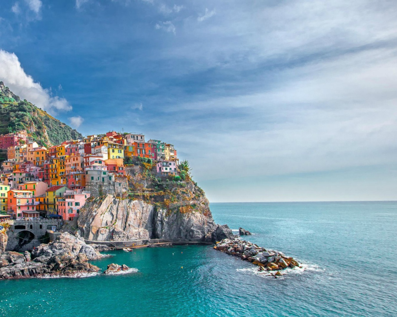 Городок Манарола, Италия