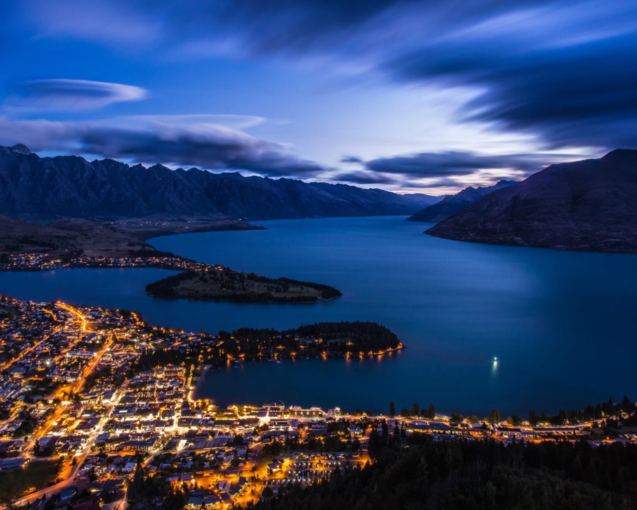 Городок в Новой Зеландии