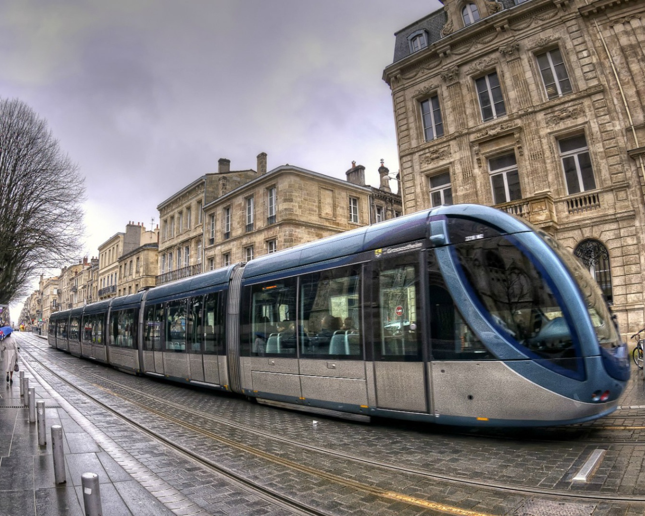 Трамвай в Бордо, Франция
