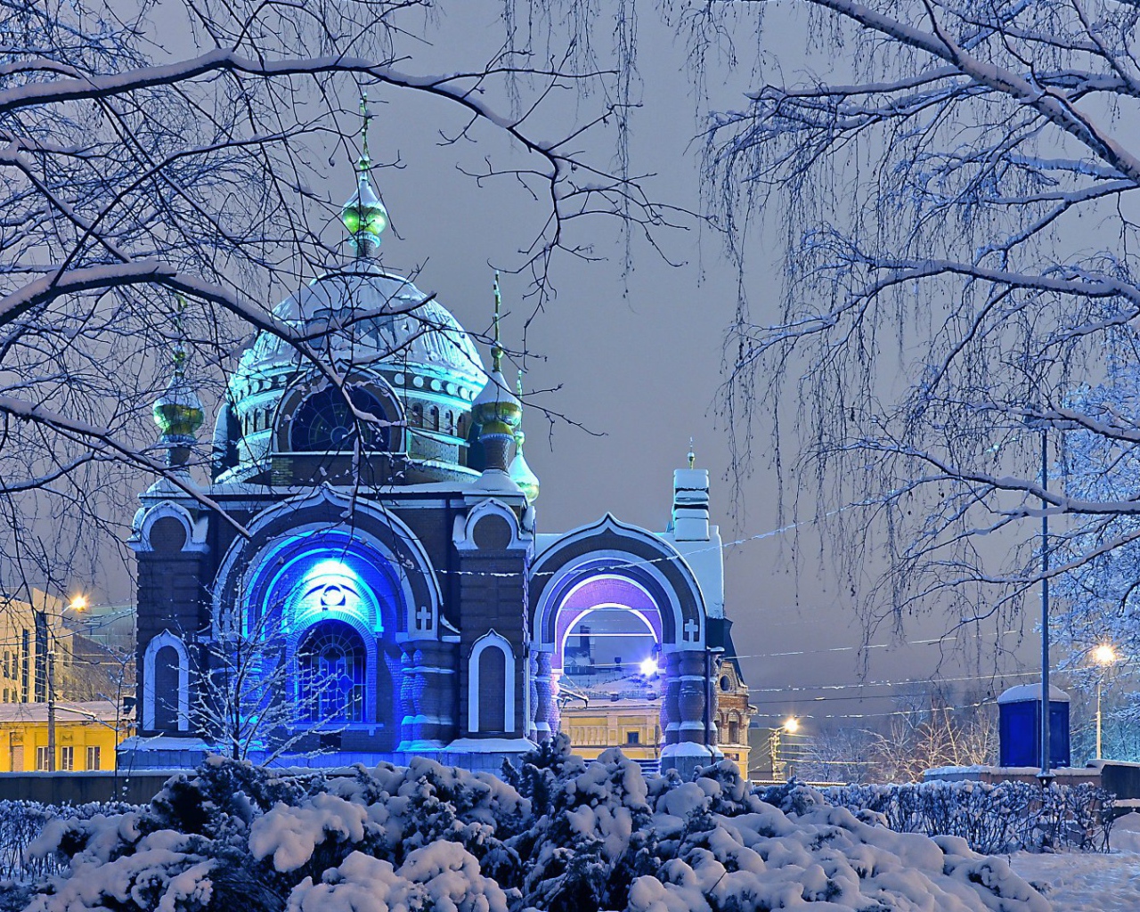 Зимний город Липецк