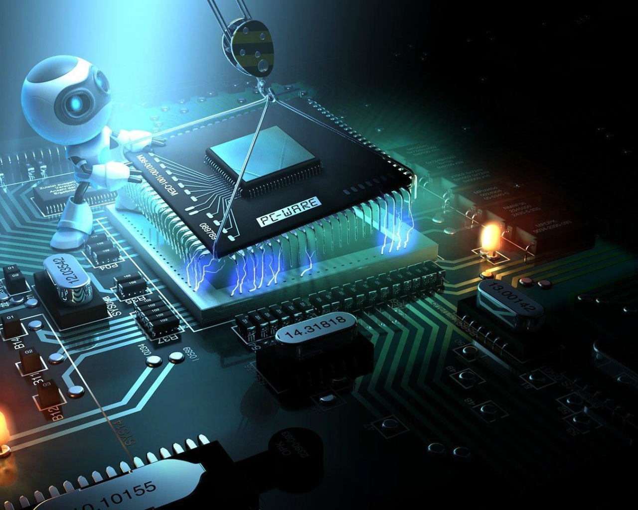 Установка компьютерного чипа