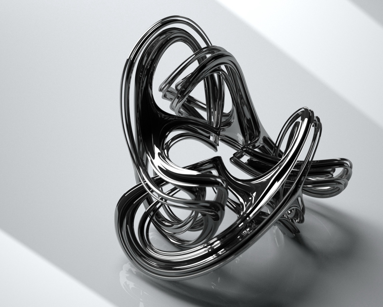 Абстрактная металлическая фигура