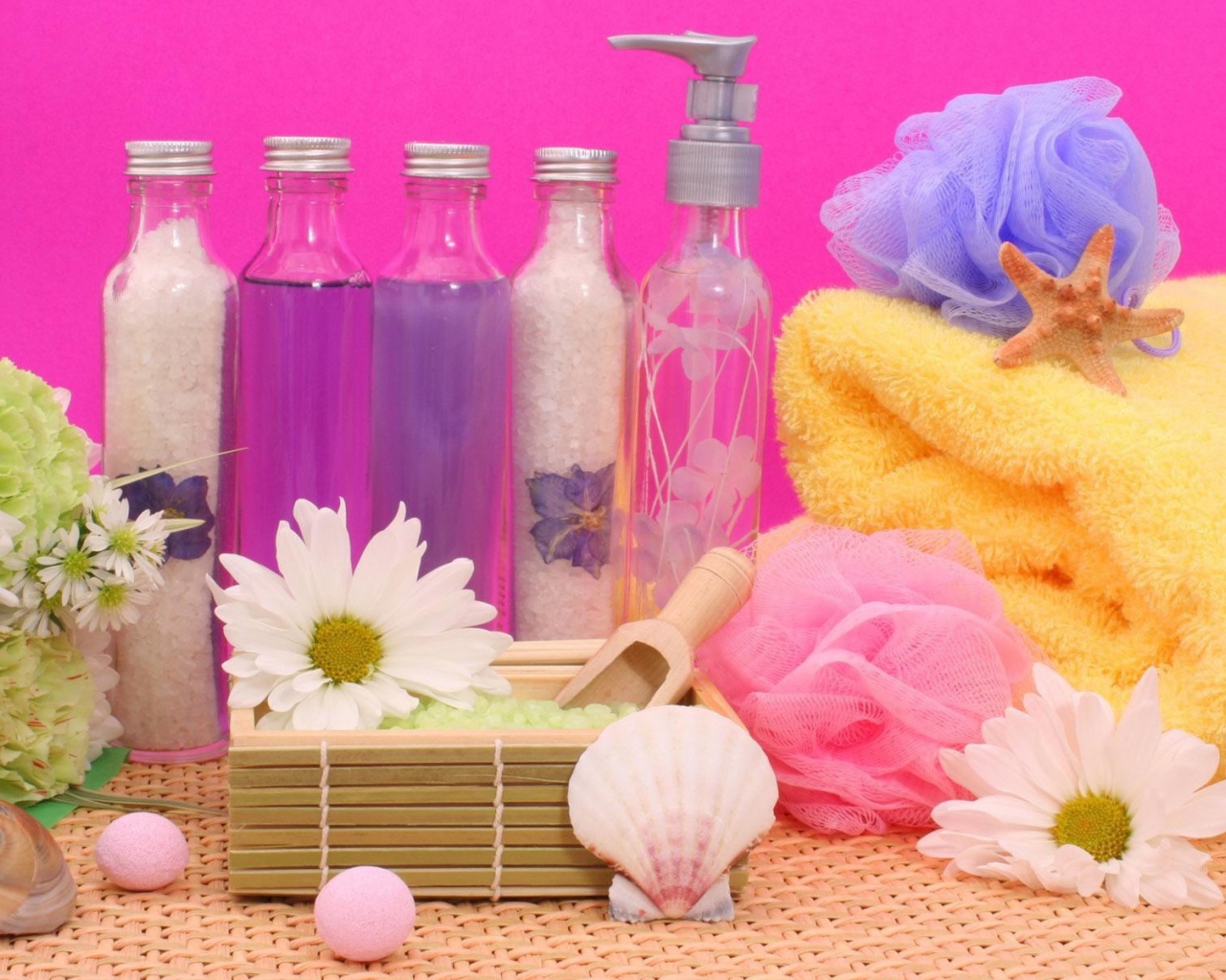 Принадлежности для расслабляющей ванной