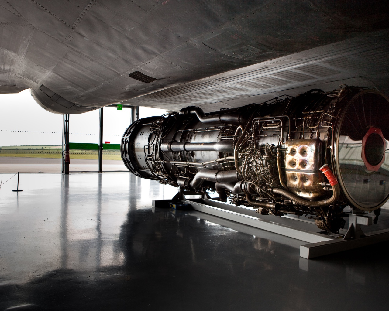 Авиационный двигатель самолета SR-71 Blackbird