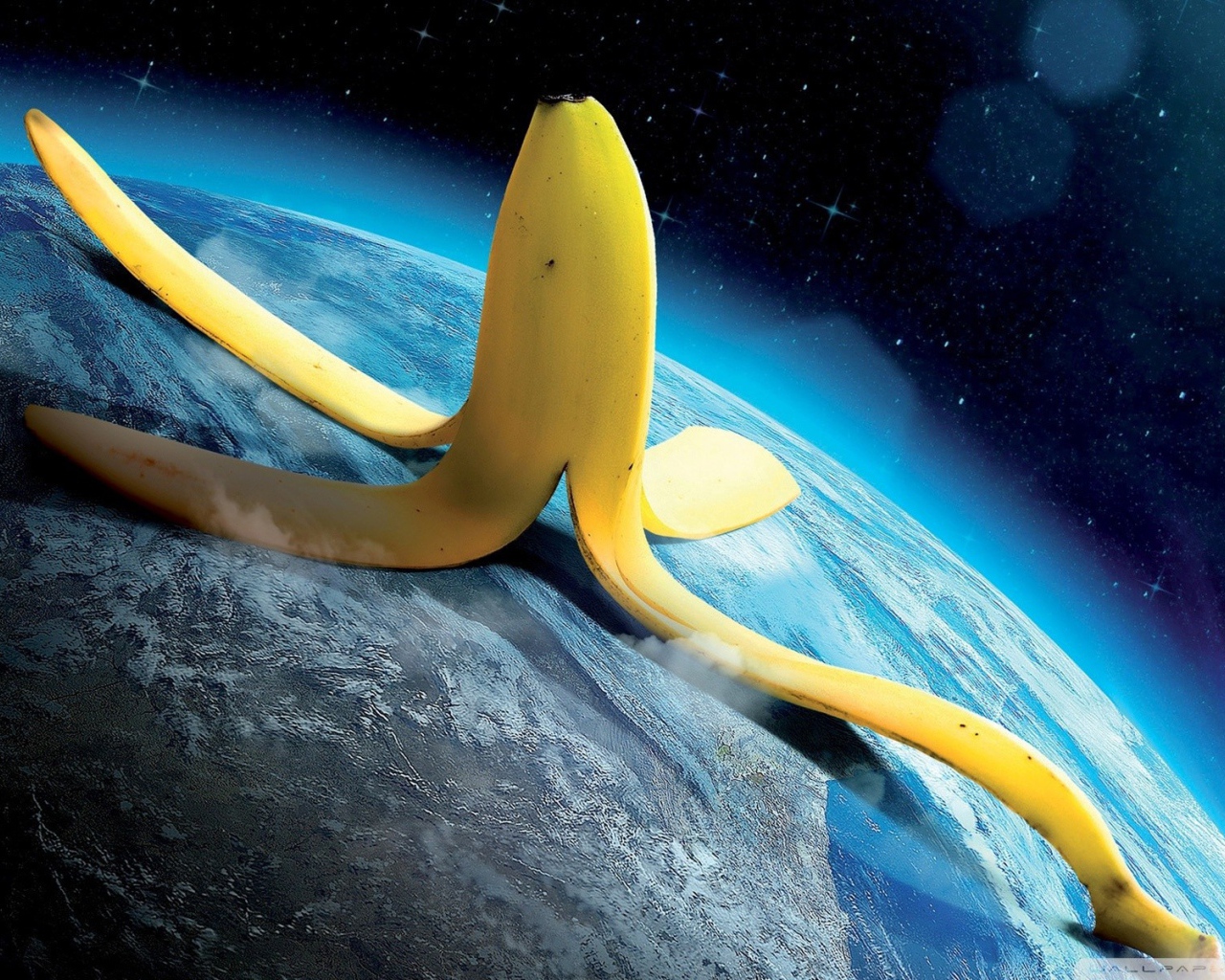 Банановая кожура на планете