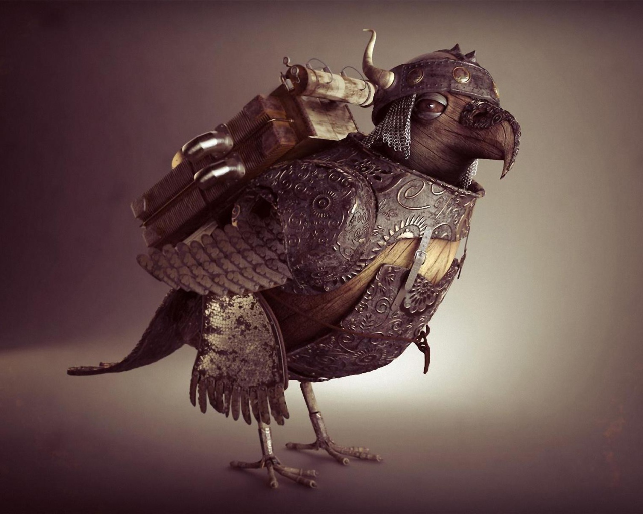Птица в боевой броне