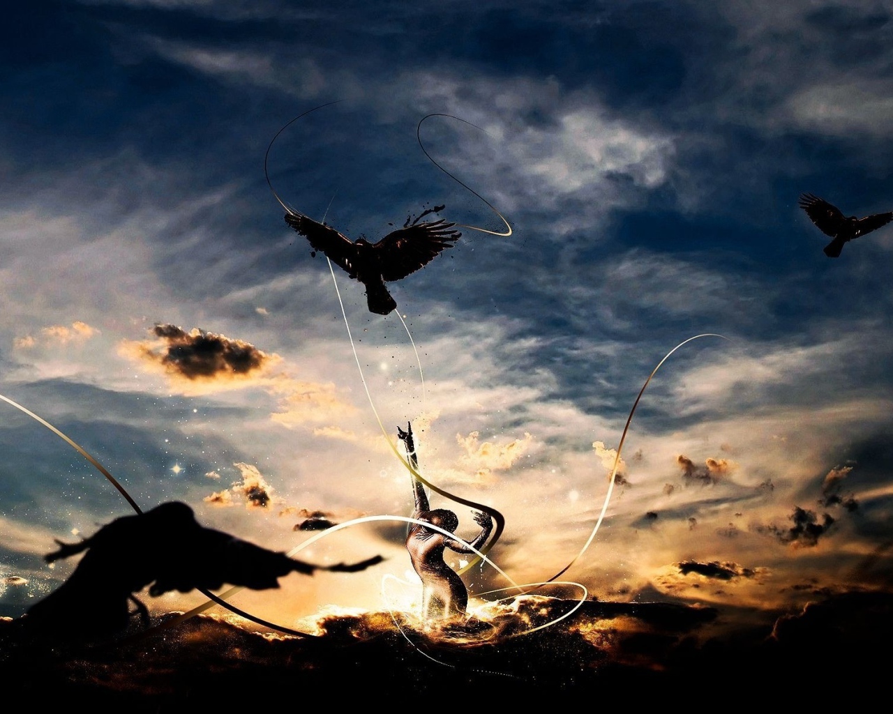 Птицы рвутся к свободе